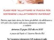 FLASH “Allattiamo piazza”: partecipate tutti sostenere l’allattamento seno!