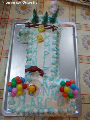 Torta del 1° Compleanno di mio figlio