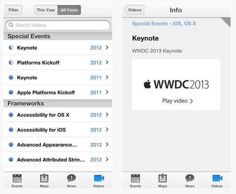 Rilasciata da Apple la app ufficiale del WWDC 2013