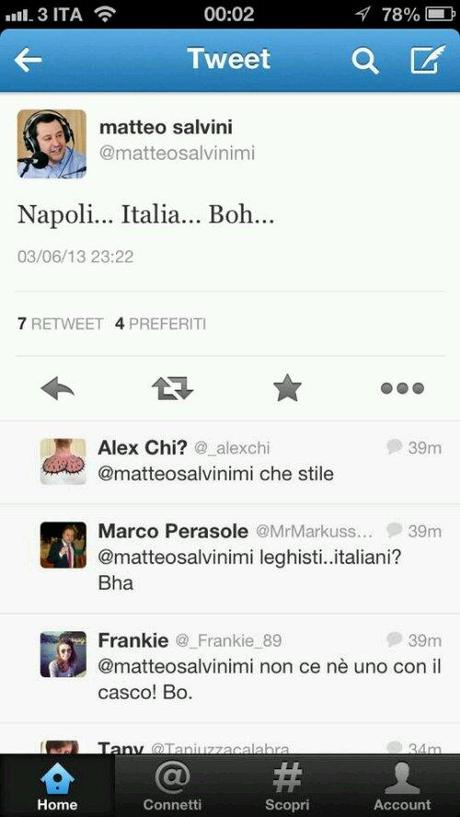 “Napoli..Italia..boh..”