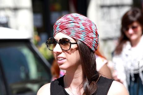 In the Street...Handkerchief Hair, Milan