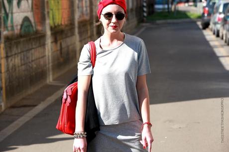 In the Street...Handkerchief Hair, Milan