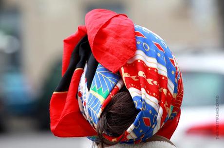 In the Street...Handkerchief Hair, Milan