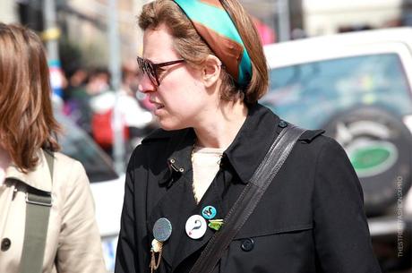 In the Street...Handkerchief Hair, Milan