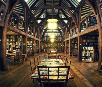 The Bedales Memorial Library, Steep UK