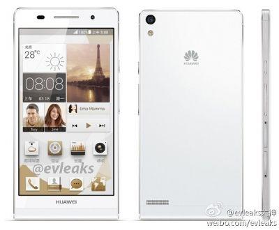 Huawei Ascend P6 si mostra in prime immagini ufficiose