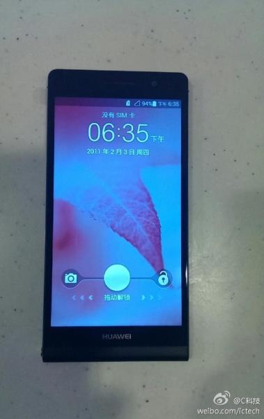 Huawei Ascend P6 si mostra in foto prima della presentazione ufficiale