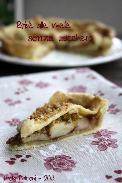 Quiche alle mele senza zucchero