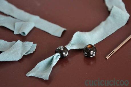 T-shirt and Buddhist Prayer Bead Necklace