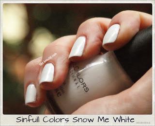 Sinfull Colors Snow Me White