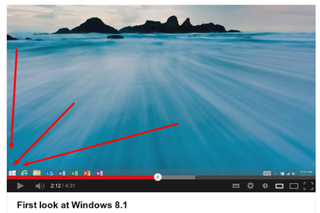 Windows 8.1: anteprima video (torna il tasto Start)