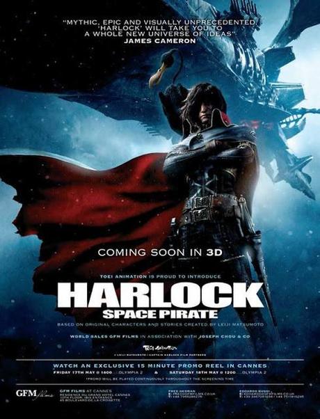 Captain Harlock in 3D prossimamente in Italia