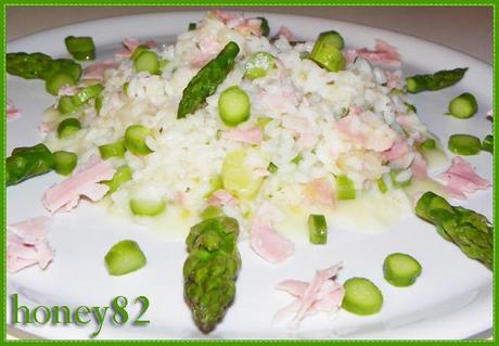 RISOTTO ASPARAGI E PROSCIUTTO COTTO