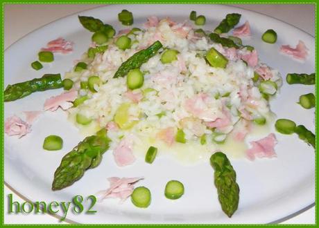 RISOTTO ASPARAGI E PROSCIUTTO COTTO