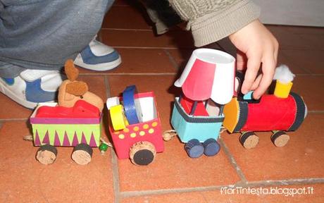 Il treno (guest post di Fiori in Testa) – DIY train