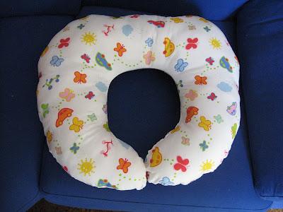 E il cuscino d'allattamento fai da te!