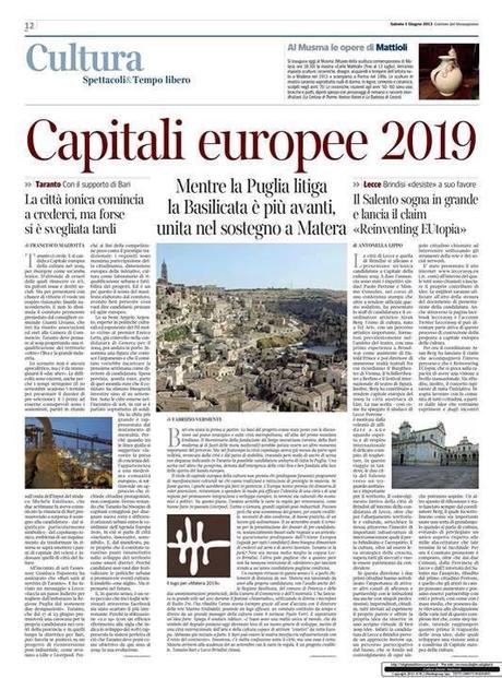 Sempre più verso @Matera2019