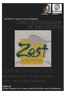 CORSI HOME DESIGN > ZEST FIRENZE> LETIZIA BARBIERI > FERRARIO SPA