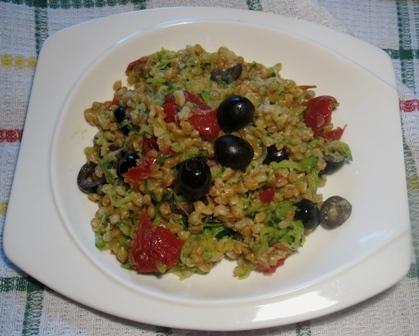 Insalata di farro e zucchine e....