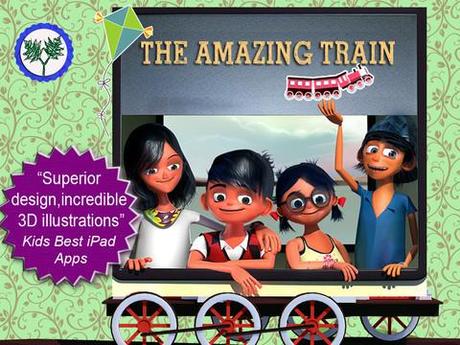 The Amazing Train- Where the adventure comes to life-Full story book 3D iPad
