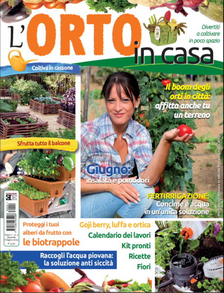 Orto sul Terrazzo collabora con la rivista L’orto in Casa