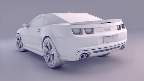 Blender - Camaro white