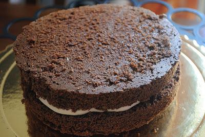 Torta Moretta con ganache montata al cioccolato