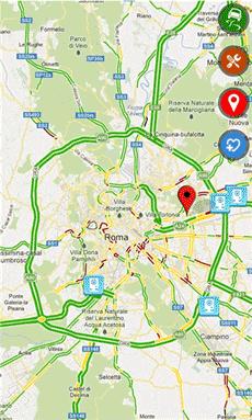 Traffic +, visualizzare la viabilità nelle strade della propria città.