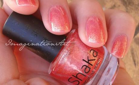 Shimmer Orange  Shaka ref  435 swatches swatch review smalto unghie nail polish lacquer