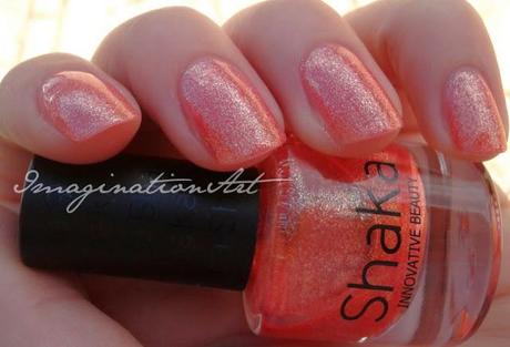 Shimmer Orange  Shaka ref  435 swatches swatch review smalto unghie nail polish lacquer