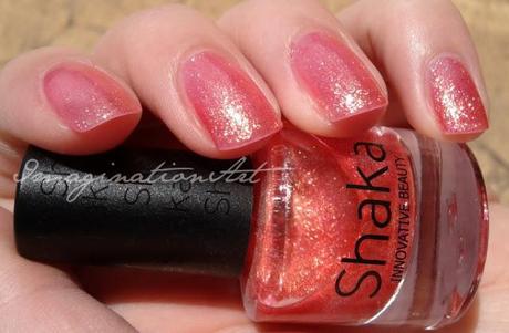 Shimmer Orange  Shaka ref  435 swatches swatch review smalto unghie nail polish lacquer