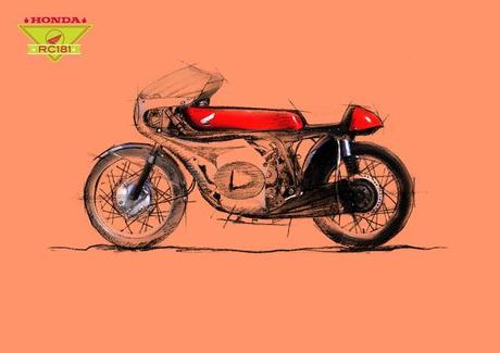 Motorcycle Art - The Honda Legacy