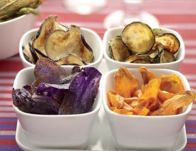 Chips di verdure, verdure fritte