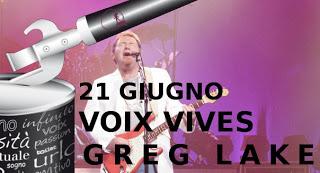 Greg Lake, reading-concerto a Genova