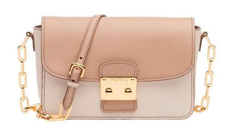 Miu Miu Two Tone Madras Bag