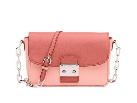 Miu Miu Two Tone Madras Bag