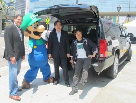Miyamoto, Iwata, Fils-Aime e Luigi si preparano all'E3 2013 - Foto