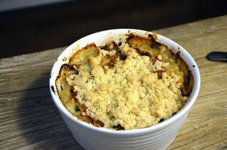 crumble di asparagi e gorgonzola