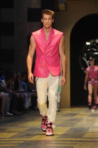 Versace: Runway - Milan Fashion Week Menswear Spring/Summer 2013
