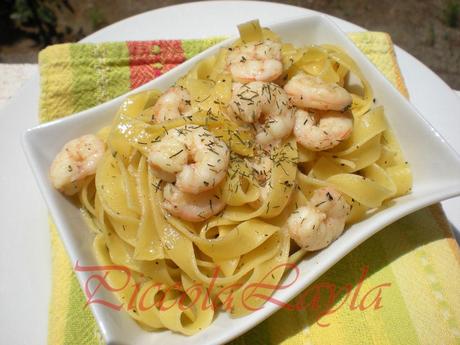 fettuccine gamberi e aneto (1)b