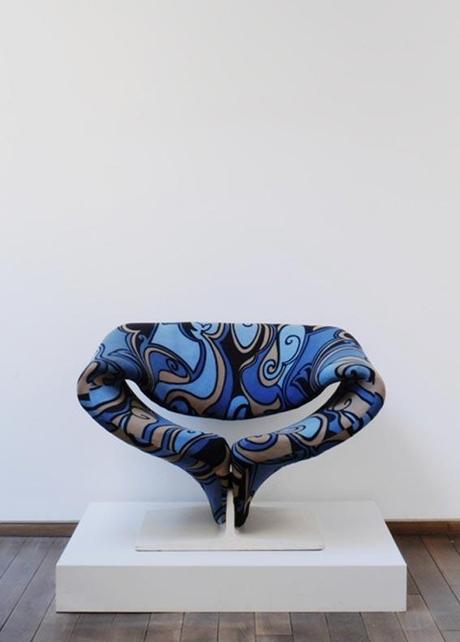 ANTIQUARIATO E AVANGUARDIA: AL VIA L’OTTAVA EDIZIONE DI DESIGN MIAMI/ BASEL Jousse-Enterprise_Ribbon-Chair-in-curved-steel,-foam-and-fabric-by-Pierre-Paulin-in-1966