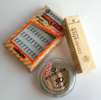 Haul: Coverstick, 3D Eyeshadow  and Single Lashes by Essence