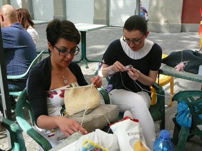 WWKIPD ed Urban Knitting al Giardino Pubblico