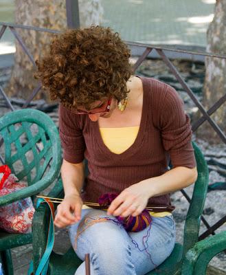 WWKIPD ed Urban Knitting al Giardino Pubblico