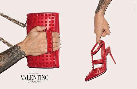 TERRY RICHARDSON AS VALENTINO HAND- MODEL