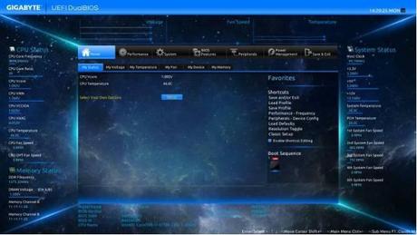 Nuovo GIGABYTE UEFI DualBIOS™ con modalità Dashboard
