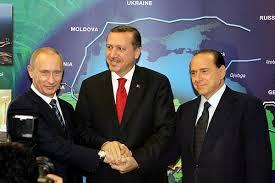 Erdogan, Putin Berlusconi, South stream, complotto