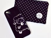 "Nuovo" Smartphone cover personalizzata astuccetto portamonete coordinato