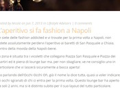 Aperitivo fashion Napoli: miei consigli shoppingunlike