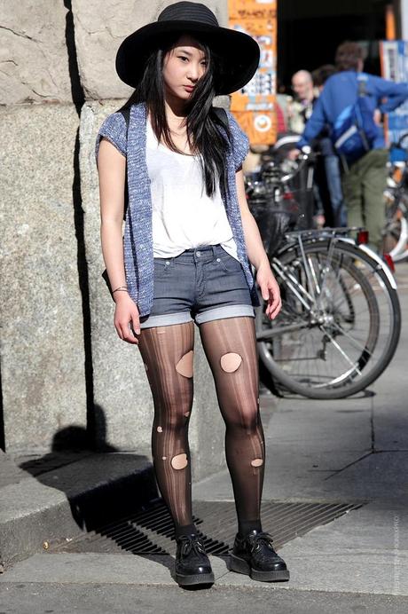 In the Street...Torn Stocking # 2...Porta Ticinese, Milan